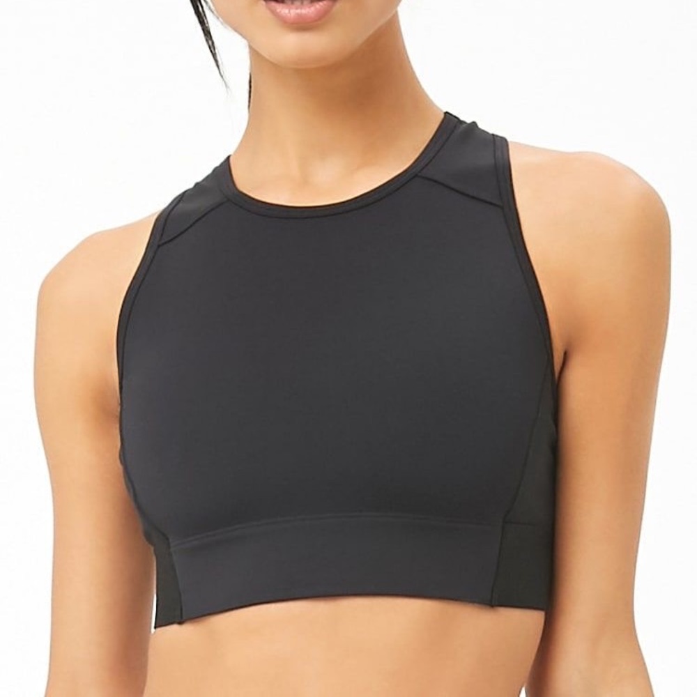 ISO white high neck forever 21 sports bra